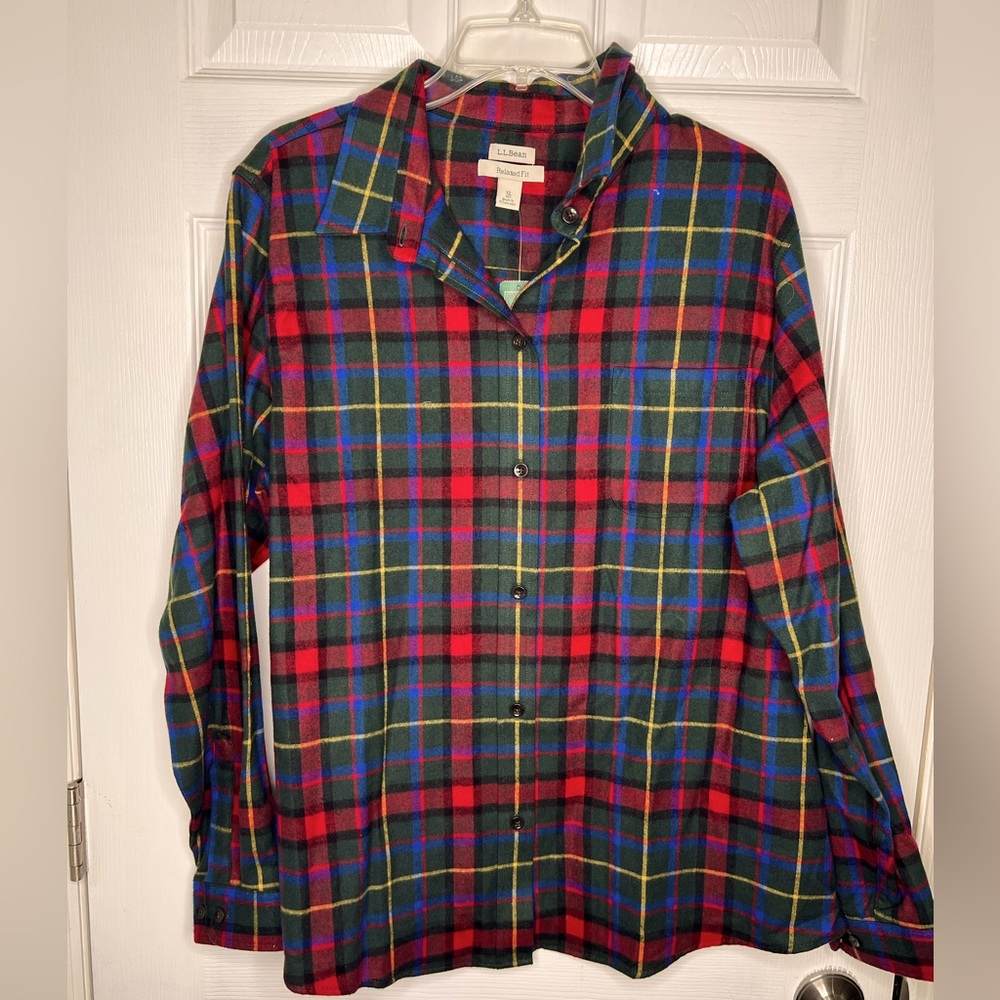 LL Bean flannel shirt